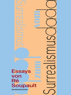 cover image of Vom Dadaismus zum Surrealismus